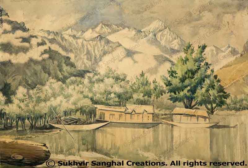 Landscapes by Prof. Sukhvir Sanghal