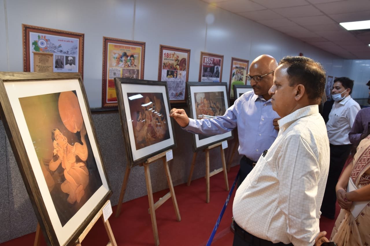 Art exhibition origanzed as a tribute to the wash painting legend Prof. Sukhvir Sanghal