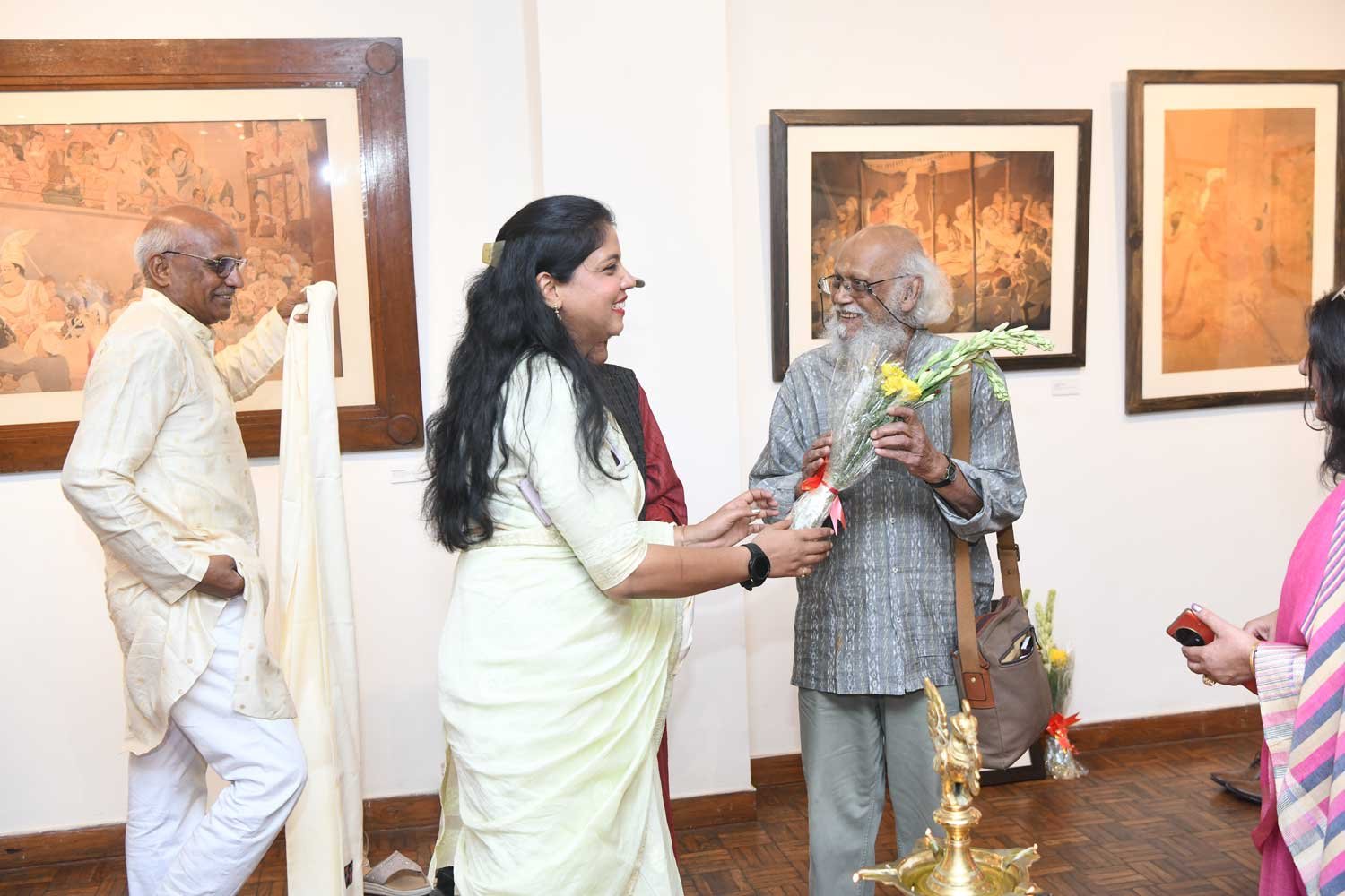 sukhvir sanghals solo art exhibition