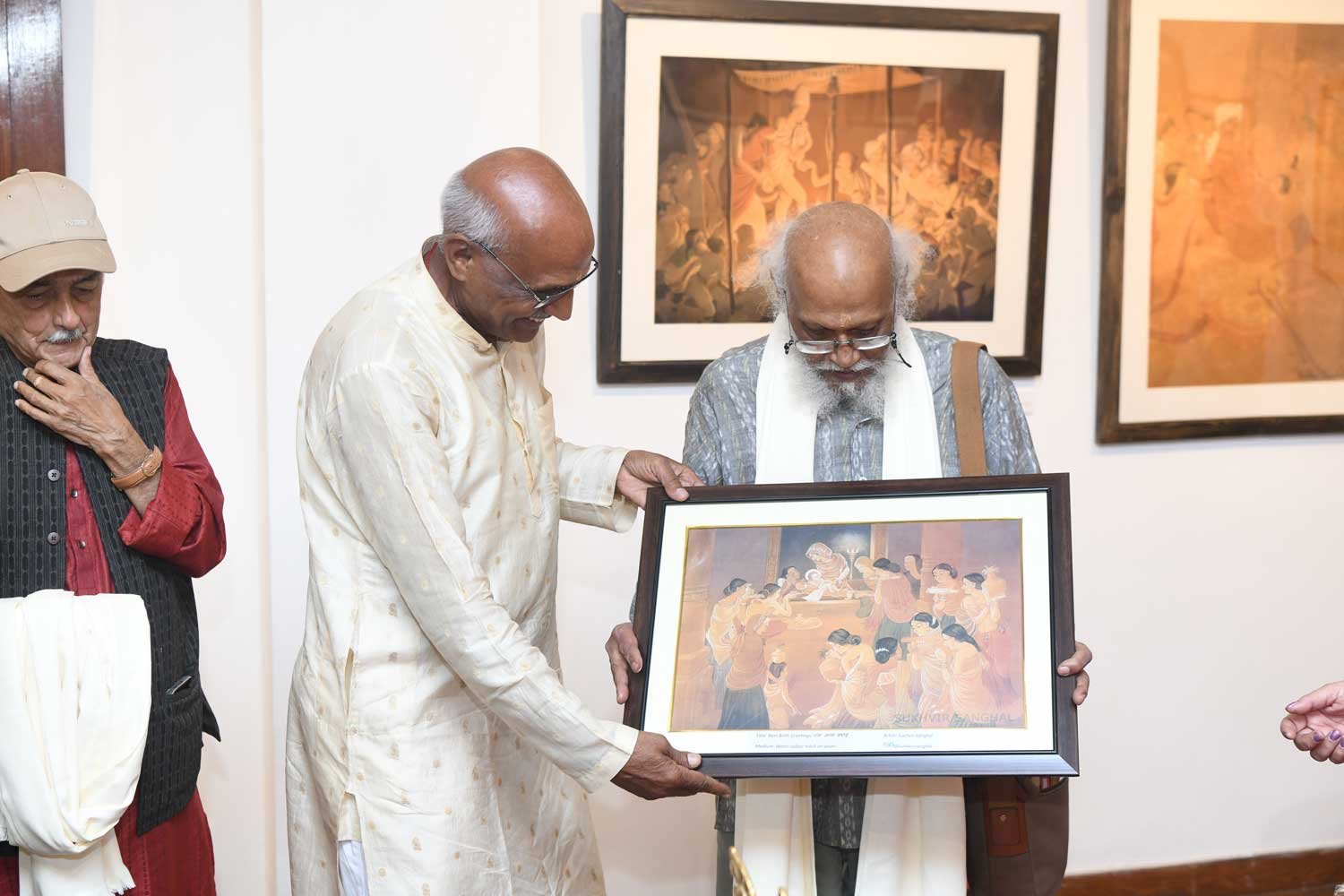 sukhvir sanghals solo art exhibition