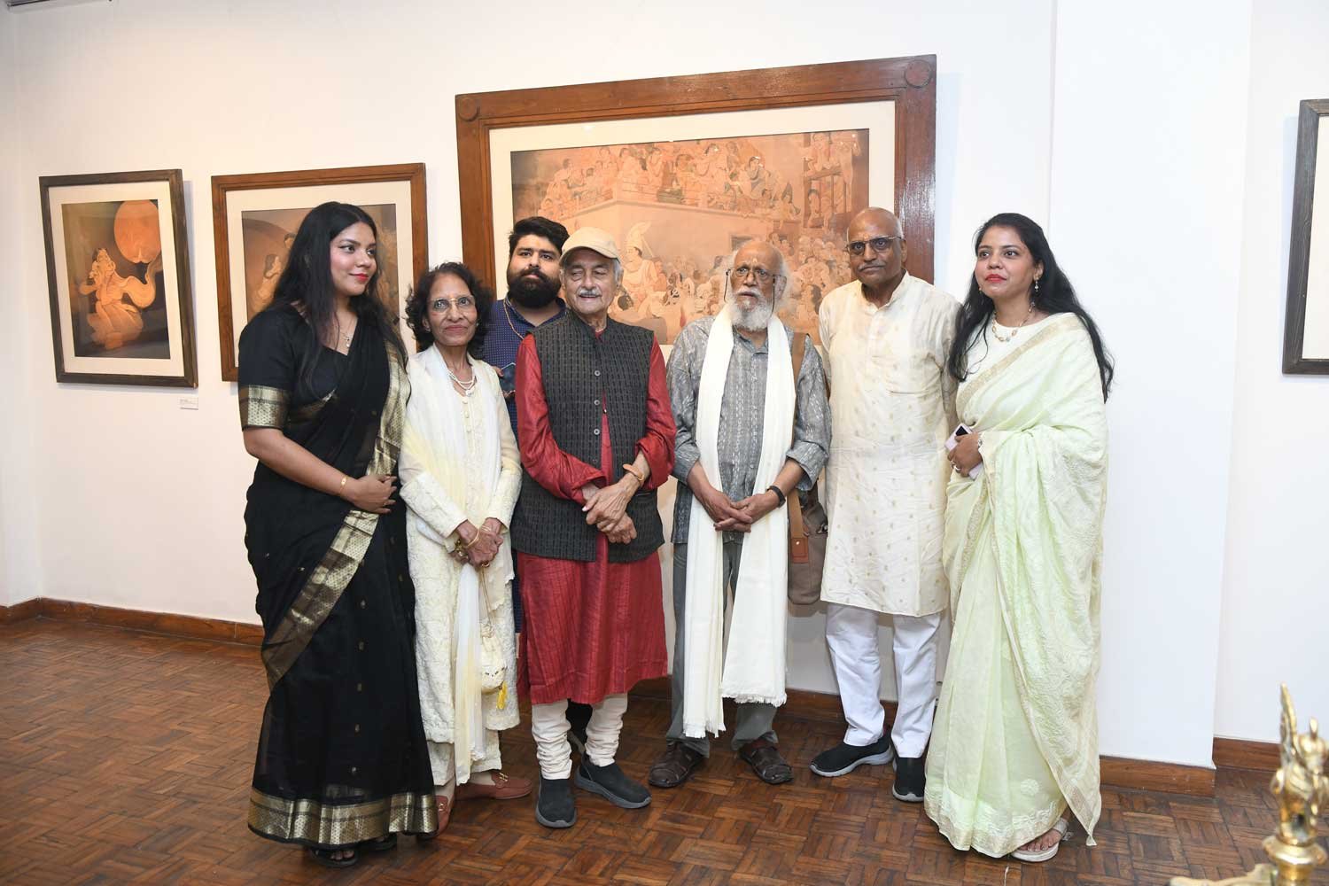 sukhvir sanghals solo art exhibition