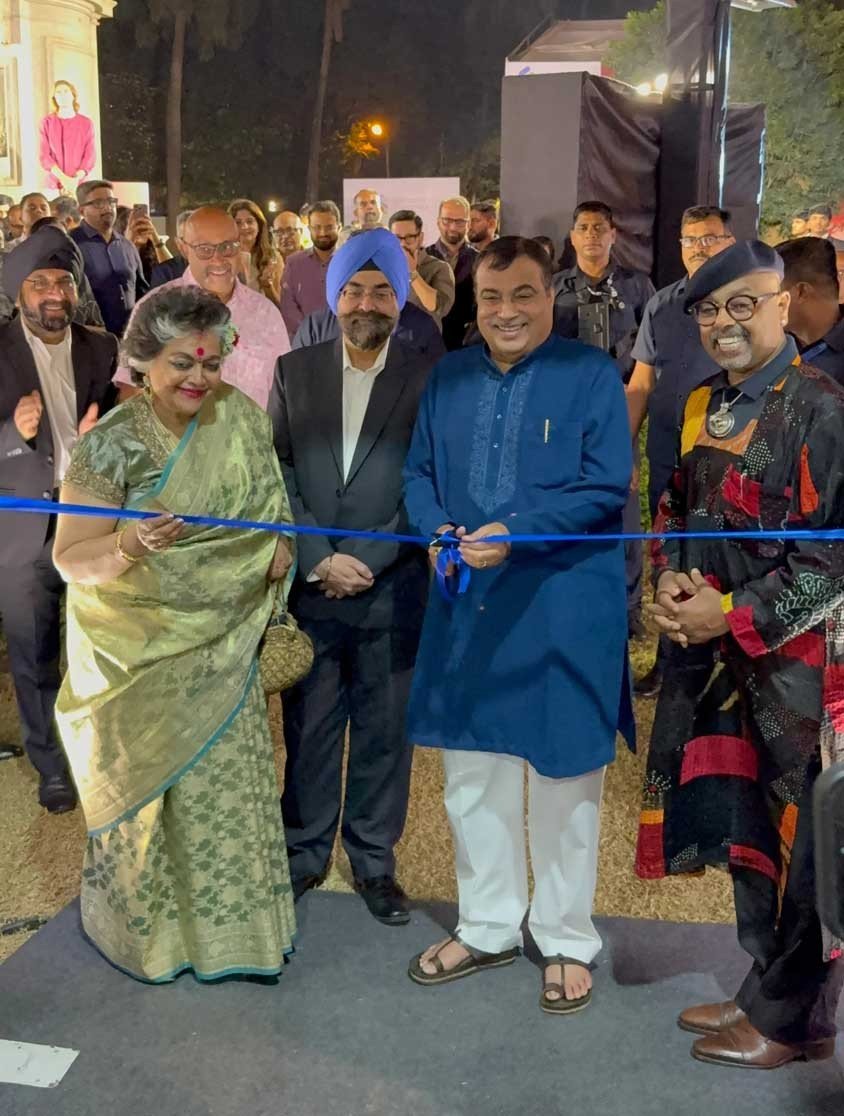 Some glimpses from Prof. Sukhvir Sanghal's paintings showcased at the art of india 2026