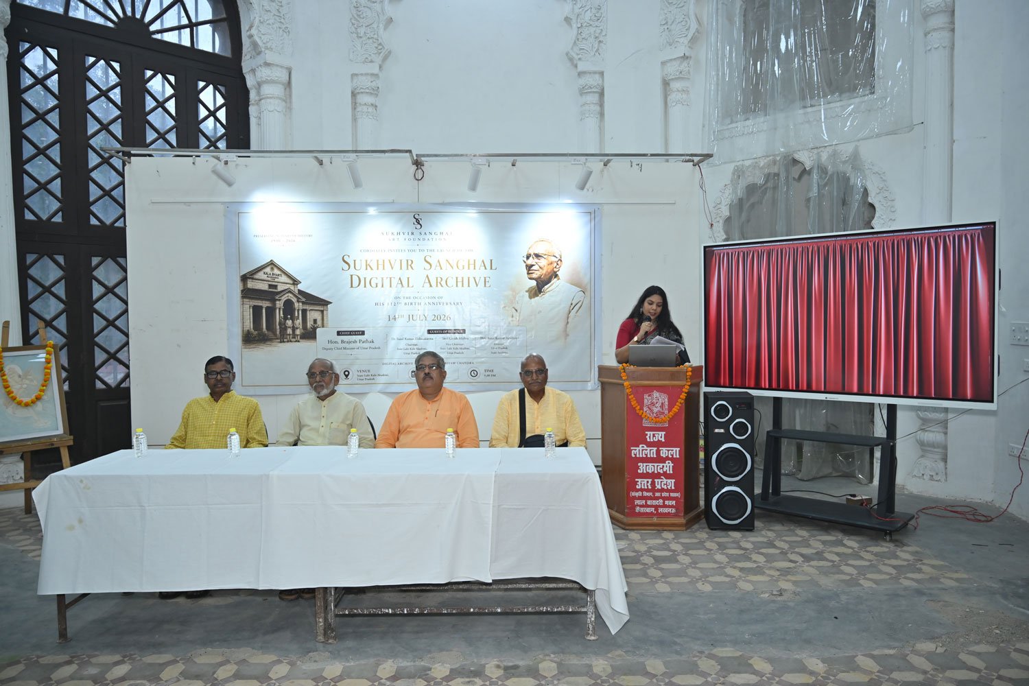 Opening remarks during the launch ceremony introducing the vision and objectives of the Sukhvir Sanghal Digital Archive.