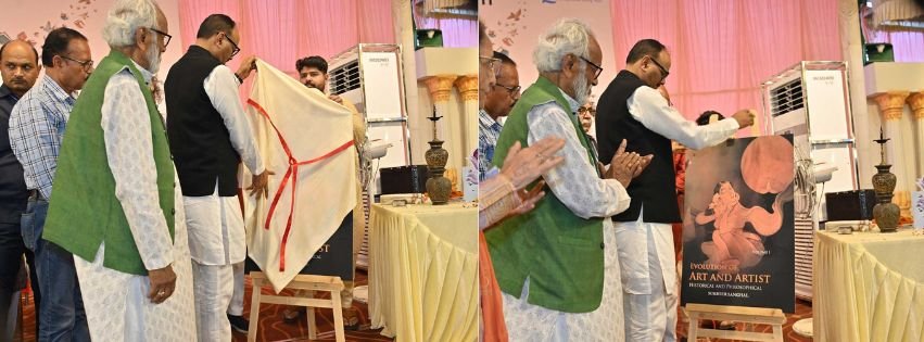 Launch of art book Evolution of art and artist by Sukhvir Sanghal