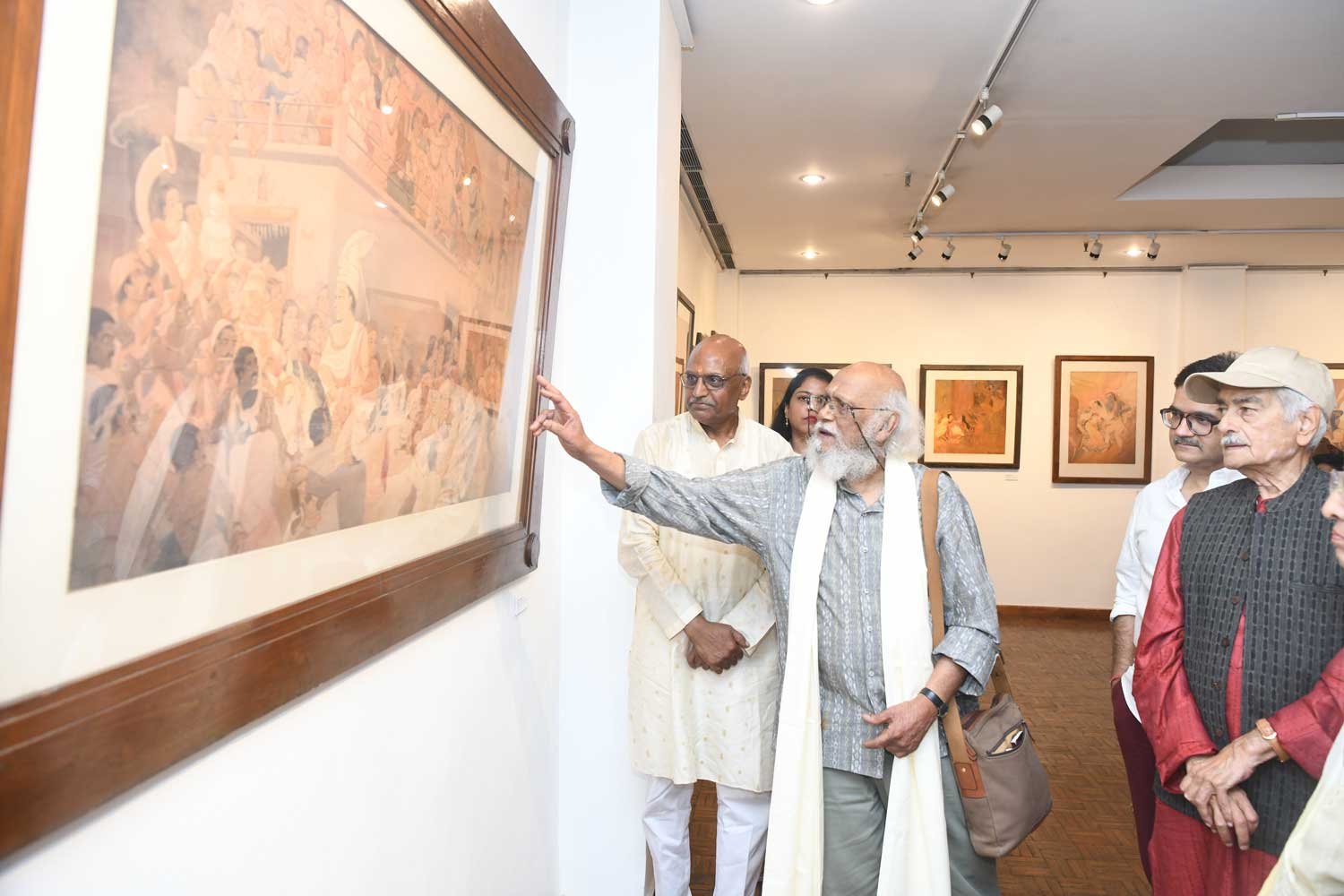 sukhvir sanghals solo art exhibition