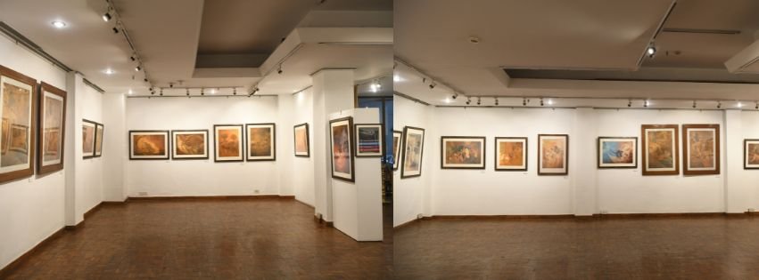sukhvir sanghals solo art exhibition