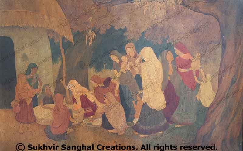 Lacsit painting by sukhvir sanghal