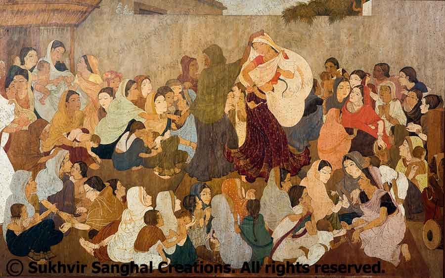 Khoria painting by sukhvir sanghal